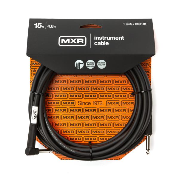 MXR DCIS15R 15FT STANDARD INSTRUMENT CABLE RIGHT S...