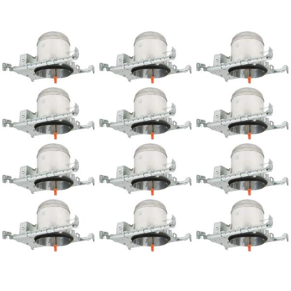 12 Pack 6 Inch New Construction Recessed Housing, ...