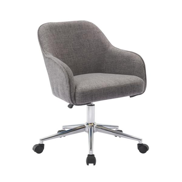 Porthos Home Faiz Office Chair, Soft Fabric Uphols...