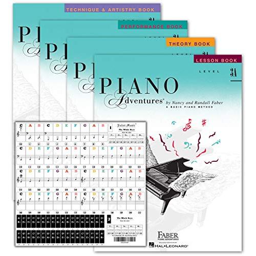 Piano Adventures Level 3A Learning Library Set By ...