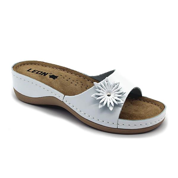 LEON 915 Leather Slip on Womens Ladies Sandals Mul...