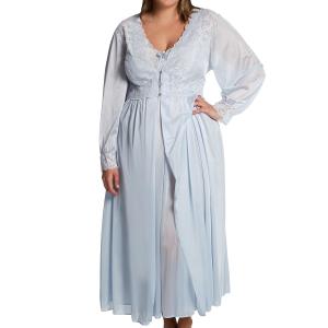 Shadowline womens Silhouette 54 Inch Long Sleeve Coat Bathrobe,  並行輸入品｜lucky39