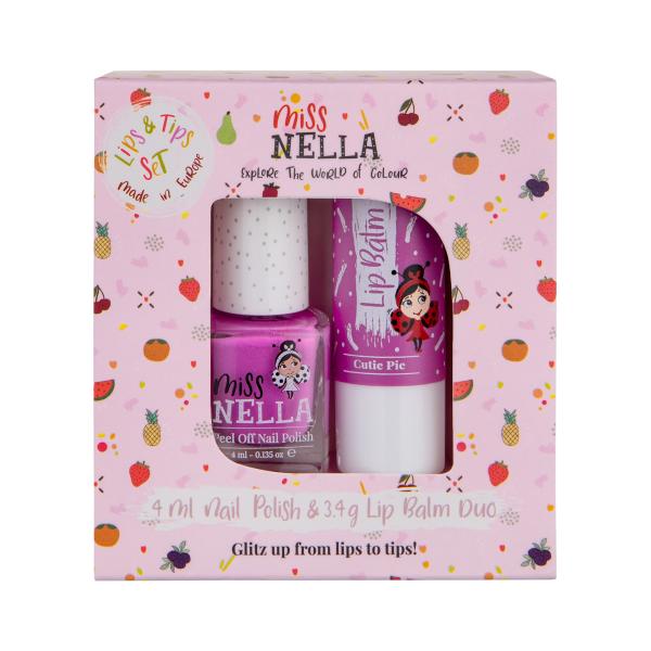 Miss Nella Nail Polish + Lip Balm set  Special Pur...