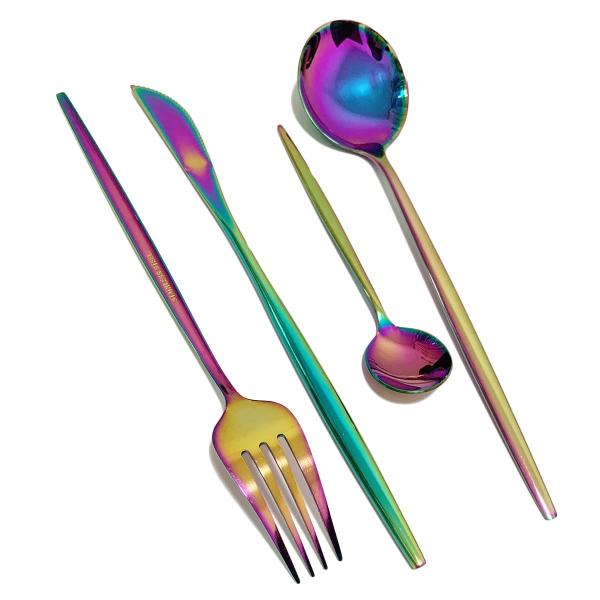 Uniturcky Kitchen Tableware Set Set, Modern Flatwa...