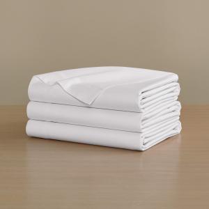 H by Frette Percale Top Sheet (Queen)   Luxury All White Top Bed 並行輸入品｜lucky39