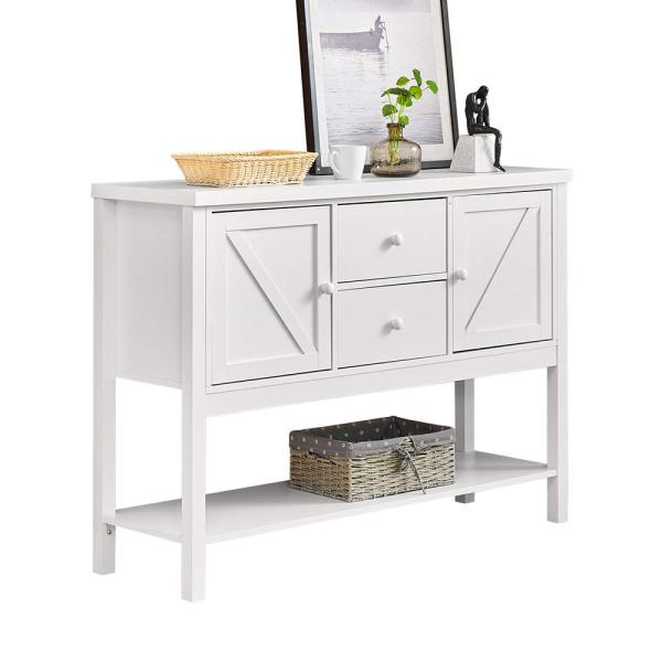 Modern Living Room Console Table White Door Design...