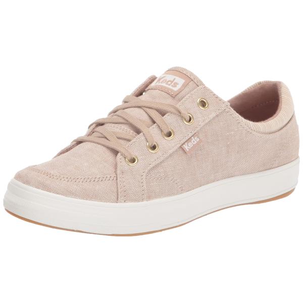 Keds Women&apos;s Center II Chambray Sneaker, Beige, 5 ...