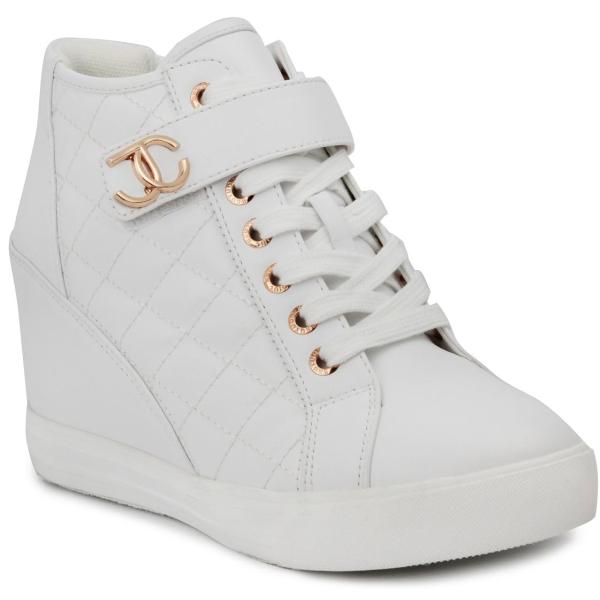 Juicy Couture Womens Wedge Sneakers High Top Women...