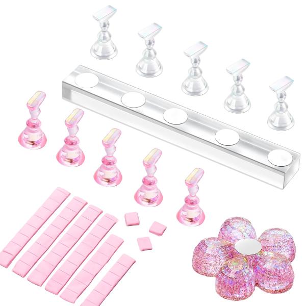 Makartt Nail Stand for Press On Nails Display Prac...