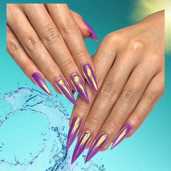 Stiletto Long | Gel Nail Tips | NABulous Nails | S...