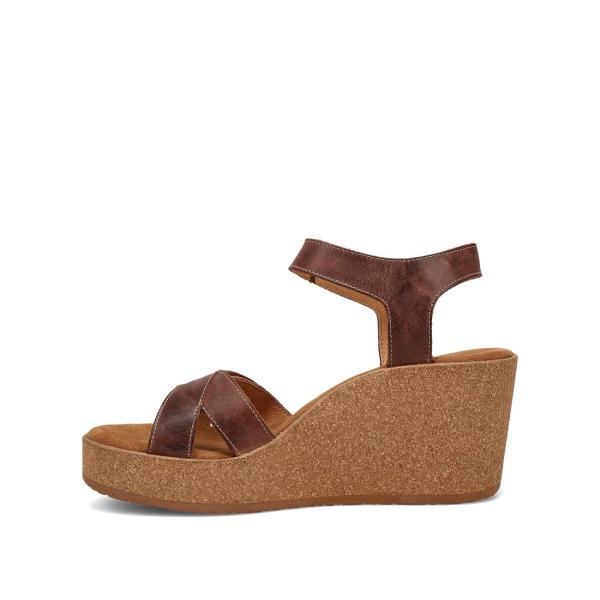 Taos Footwear Women&apos;s Lexie Chocolate Sandal 10 10...