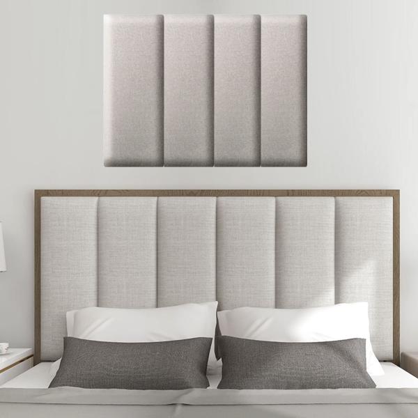 ZZYK Leather Upholstered Headboard Wall Mounted He...