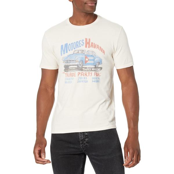 Lucky Brand Men&apos;s Havana Motors Graphic Tee, White...