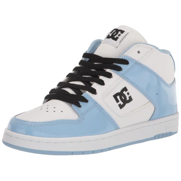 DC Women&apos;s Manteca 4 Mid Skate Shoe, Blue/White/Bl...