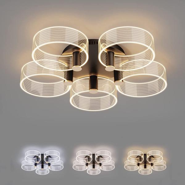 LED Ceiling Light, Dimming Ceiling Lights with Adj...
