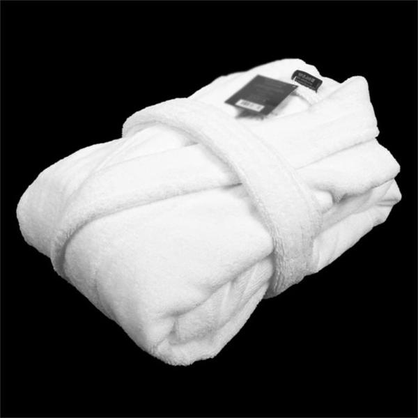 MMLLZEL Men Towel Bathrobe Cotton Long Absorbent T...