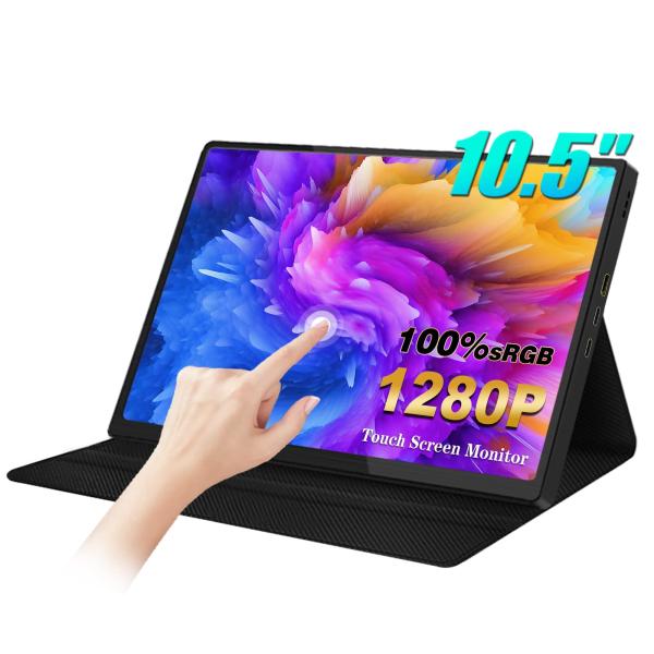 ZEUSLAP Touch Screen Monitor 10.5 Inch Portable Mo...