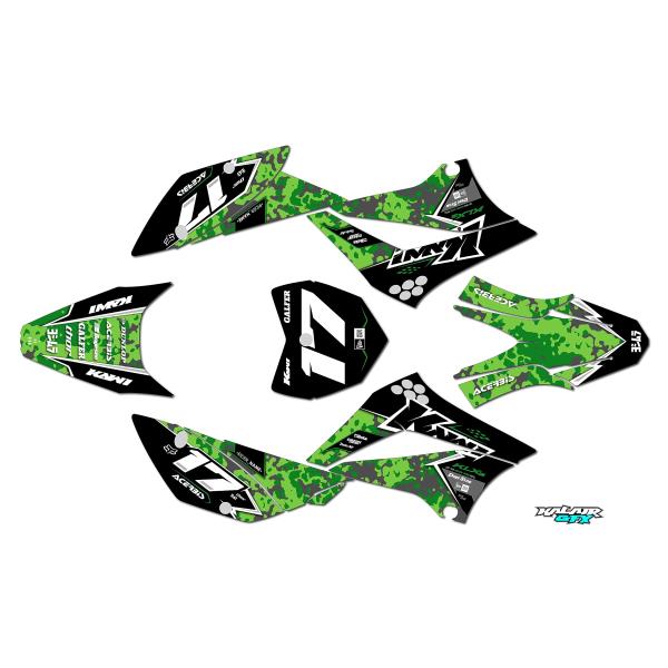 Kalair GFX Graphics Kit for Kawasaki KLX 110 (2010...