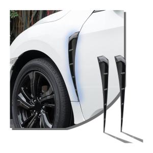 Car Fender Side Vents, 2 PCS Carbon Fiber Spoiler Body Decoratio 並行輸入品｜lucky39