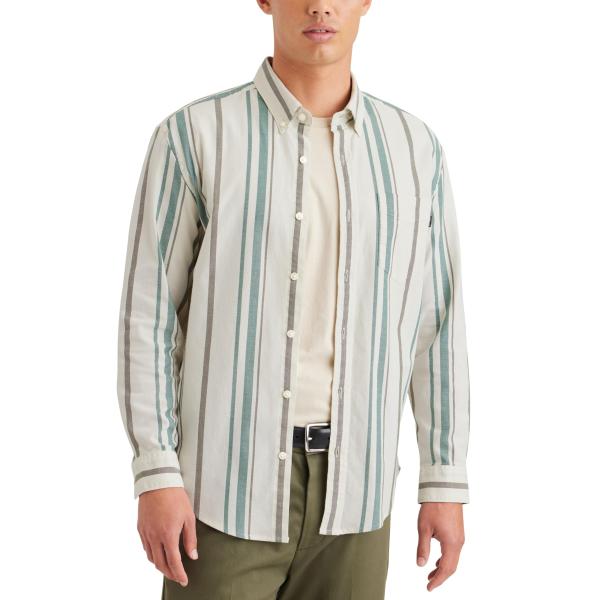 Dockers Men&apos;s Regular Fit Long Sleeve Casual Shirt...