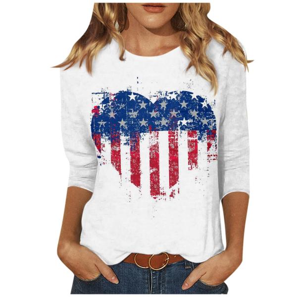 Fourth of July Shirts for Women Plus Size Independ...