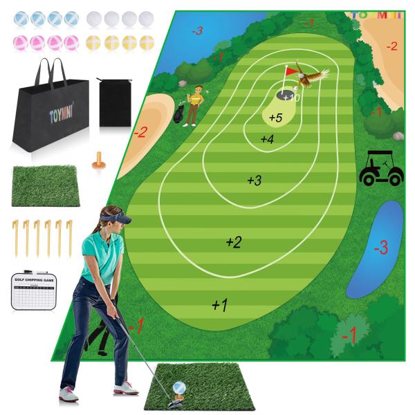 TOYMNI ゴルフチッピングゲームマット TOYMNI Golf Chipping Game Ma...