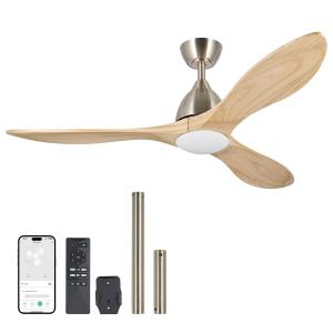 VONLUCE Ceiling Fans with Lights, 52 inch Smart Ceiling Fan with 並行輸入品｜lucky39