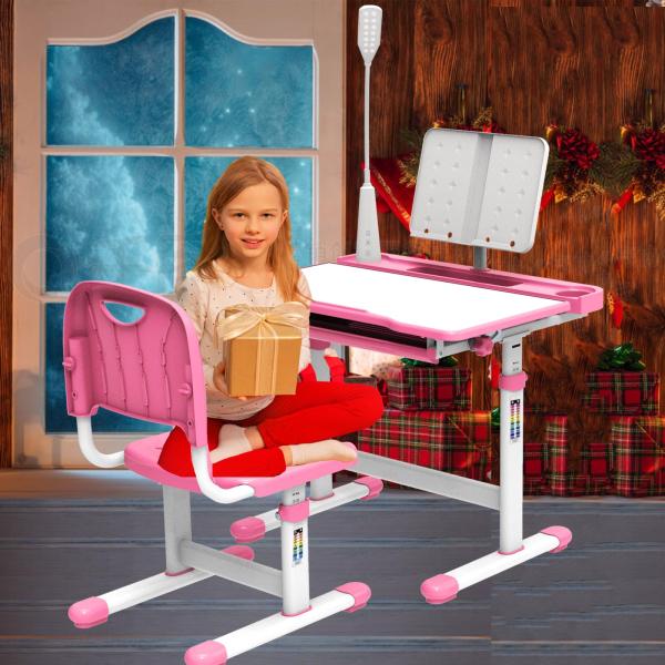 YBLFDY Kids Desk Height Adjustable Kids Study Desk...