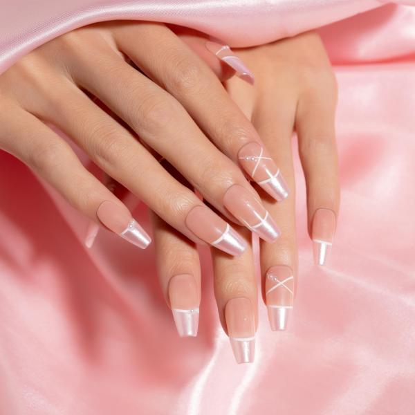 Curvlife Press On Nails  Almond Press On Nails, Pr...