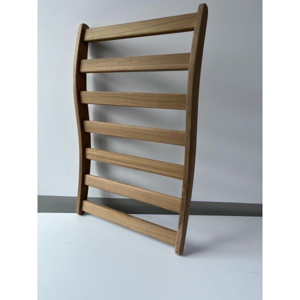 S Shape Sauna Backrest Ergonomic Sauna Chair with ...