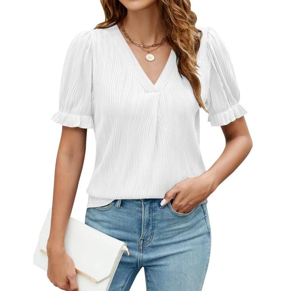 Blooming Jelly Women Summer Top Dressy Casual Blou...