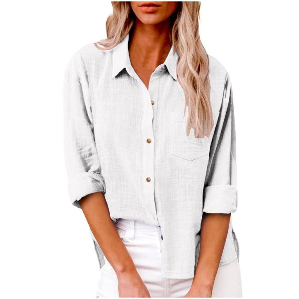 Generic Browsing History Casual Cotton Linen Shirt...