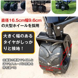 キャリーカート 大容量 キャリーワゴン 120...の詳細画像1