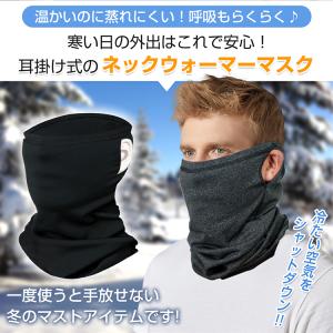 ネックウォーマー マスク 耳掛け メンズ レデ...の詳細画像1