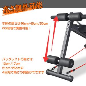 腹筋マシン 筋トレ マルチ チューブ トレーニ...の詳細画像1