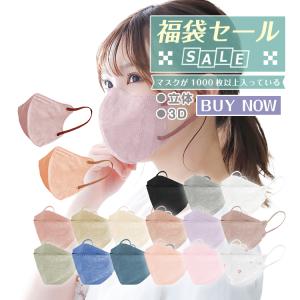 感謝セール マスク福袋 SALE 1000枚以上 カラー 不織布 詰め合わせ お試し 色々 プリーツ 立体 3D 分け合う シェア 友達 会社 オフィス 特価 お買得 fuku