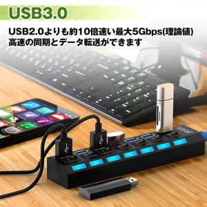 USBハブ 7ポート USB3.0 ハブ スイ...の詳細画像1