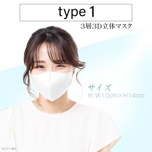 マスク 50枚 立体 4層 3層 血色カラー ...の詳細画像1