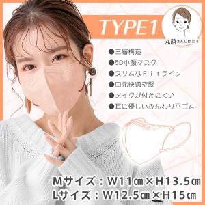 3Dカラーマスク 3Dマスク 立体構造 3層構...の詳細画像3