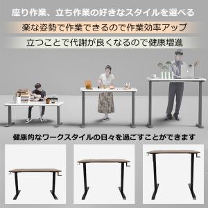 スタンディングデスク 昇降式 安い 120 パ...の詳細画像3