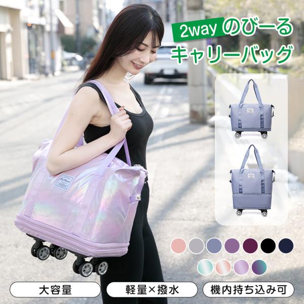 キャリーバッグ ショッピングカート スーツケース 2way 4輪 軽量 軽い 大容量 機内持ち込み ...