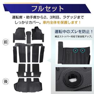 ヴォクシー ノア 80系 防水 3dフロアマッ...の詳細画像3
