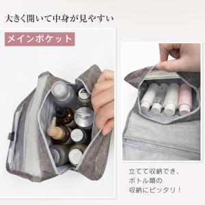 トラベルポーチ 吊り下げ 圧縮 おしゃれ メッ...の詳細画像4