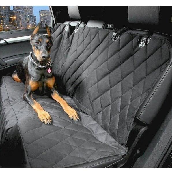 大型 ペット 車用ドライブ シート マット 後部 座席 用 ブラック 汚れ 防止
