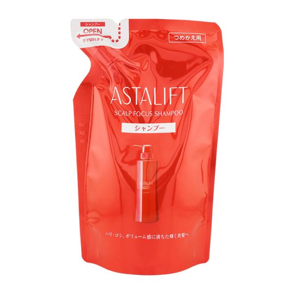 ASTALIFT アスタリフト スカルプフォーカス シャンプー つめかえ用 300ml ノンシリコン...