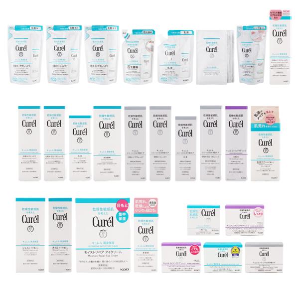 [27種類から選べる]curel キュレル 化粧水 泡洗顔料 乳液 メイク落とし つめかえ用 シート...