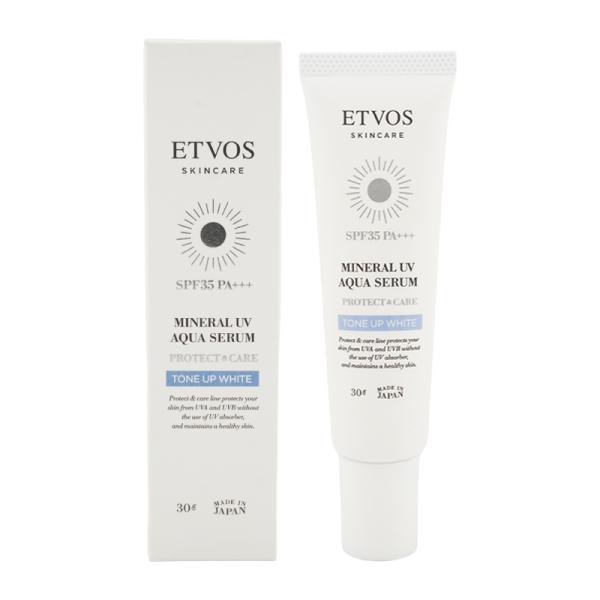 ETVOS エトヴォス ミネラルＵＶセラム トーンアップホワイト SPF35 PA+++ 30g 基...