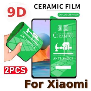 Xiaomi Redmi 各機種 9Dセラミック画面保護フィルム スクリーンプロテクター 2PCS 2枚セット｜雑貨屋ラッキー堂