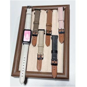 Huawei Band 8 9 10 レザー 革 バンドストラップ