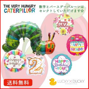バルーン 誕生日 ギフト はらぺこあおむし バースデー 浮かせてお届け バルーン電報 送料無料